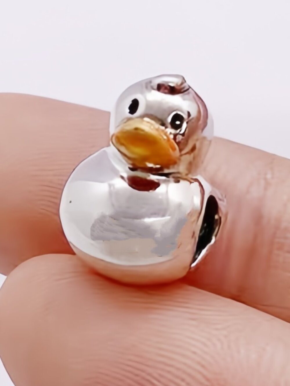 Pandora Polished Rubber Duck Charm
